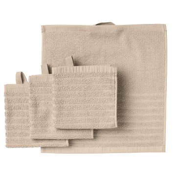 VÅGSJÖN, washcloth/4 pack, 30x30 cm, 806.073.87