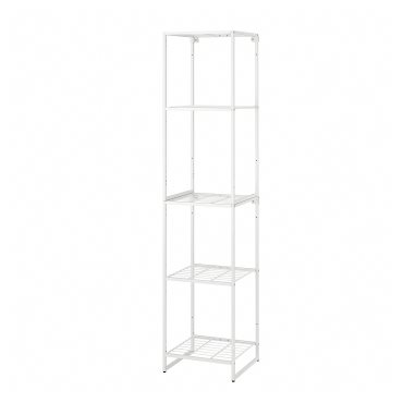 JOSTEIN, shelving unit/in/outdoor/wire, 41x40x180 cm, 894.371.97