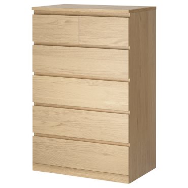 MALM, chest of 6 drawers, 904.036.05