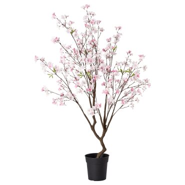 FEJKA, artificial potted plant in/outdoor cherry-blossoms, 19 cm, 906.133.35