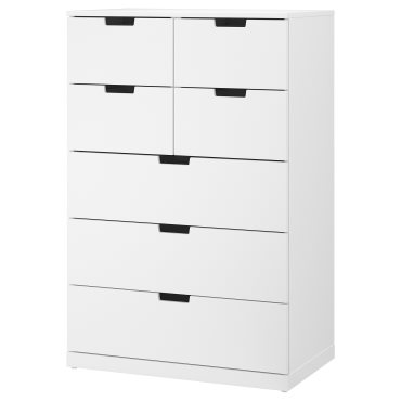 NORDLI, chest of 7 drawers, 80x122 cm, 992.395.02