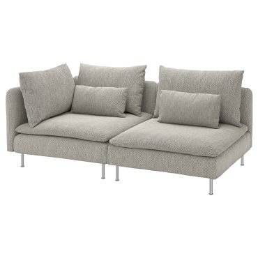 SODERHAMN, 3-seat sofa with open end, 993.056.91