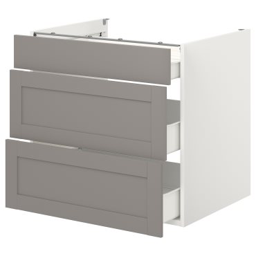ENHET, base cabinet with 3 drawers, 993.209.22