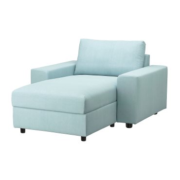 VIMLE, chaise longue with wide armrests, 994.091.51