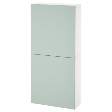 BESTÅ, wall cabinet with 2 doors, 60x22x128 cm, 994.219.78