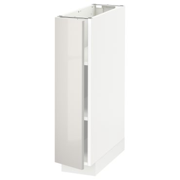 METOD, base cabinet with shelves, 20x60 cm, 994.624.07