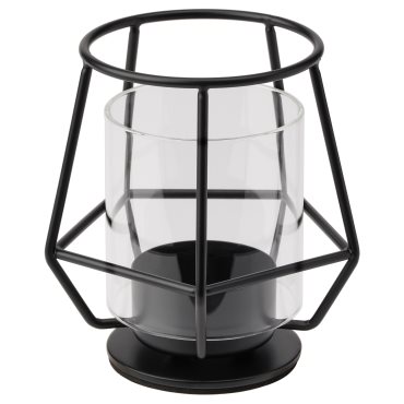 PÄRLBAND, tealight holder, 10 cm, 004.643.68