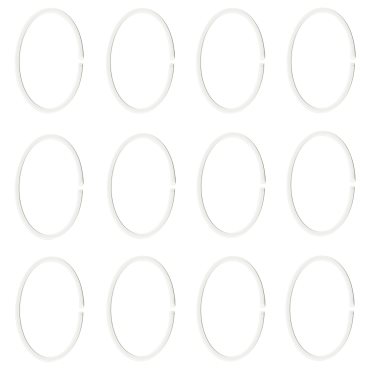 HASSJÖN, shower curtain ring, 12 pack, 004.660.08