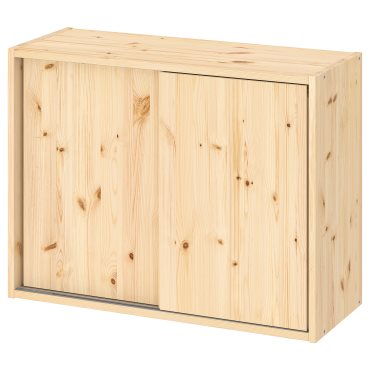 IVAR, cabinet with sliding doors, 80x30x60 cm, 004.943.94