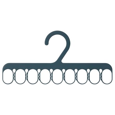 SLIBB, κρεμάστρα με 8 κλιπ λαβής, 004.990.04