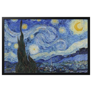 BJÖRKSTA, picture with frame/Starry Night, 118x78 cm, 093.848.57