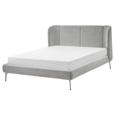 TUFJORD, κρεβάτι με επένδυση, 160x200 cm, 095.553.21