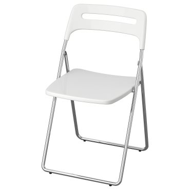 NISSE, folding chair/high-gloss, 101.150.67