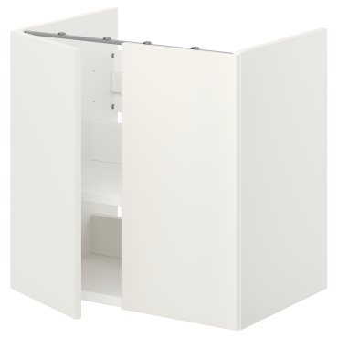 ENHET, base cabinet for washbasin with shelves/doors, 193.224.30