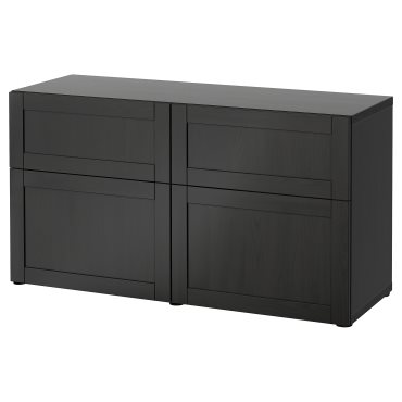 BESTÅ, storage combination with doors/drawers soft-closing, 120x42x65 cm, 193.246.41