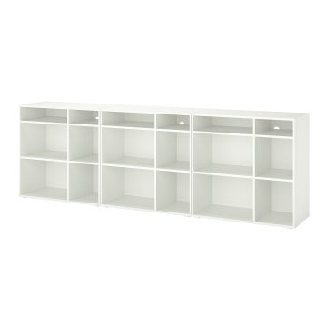 VIHALS, shelving combination, 286x37x90 cm, 194.405.65