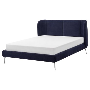 TUFJORD, κρεβάτι με επένδυση, 160x200 cm, 195.553.73