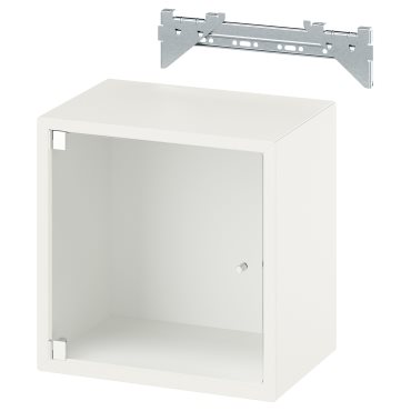 EKET, wall cabinet with glass door, 293.363.56