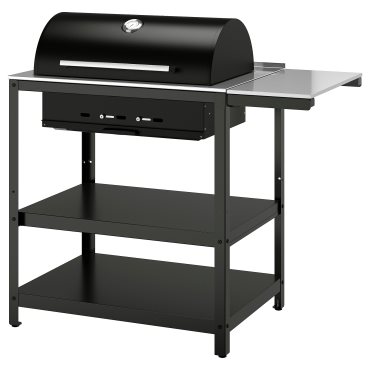 GRILLSKÄR, ψησταριά κάρβουνου με βοηθητικό τραπέζι/εξωτερικού χώρου, 93/116x61 cm, 294.952.13