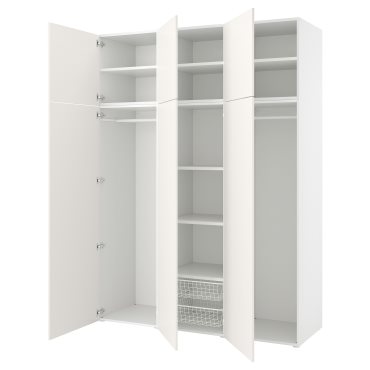 PLATSA, wardrobe with 6 doors, 180x57x241, 394.243.19