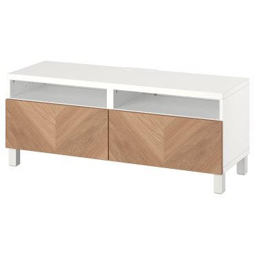 BESTÅ, έπιπλο TV με συρτάρια με μαλακό κλείσιμο, 120x42x48 cm, 394.358.60