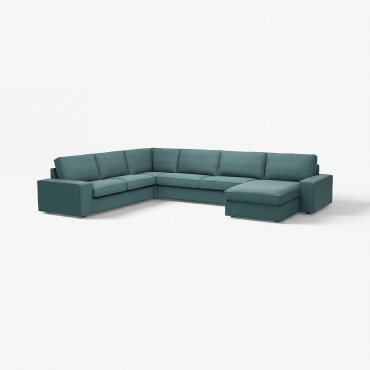 KIVIK, corner sofa, 6-seat w chaise longue, 394.430.25