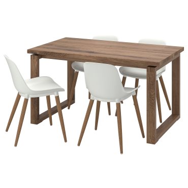 MORBYLANGA/GRONSTA, table and 4 chairs, 140x85 cm, 395.488.81