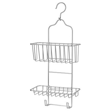 KROKFJORDEN, shower hanger/ two tiers, 24x53 cm, 404.540.08