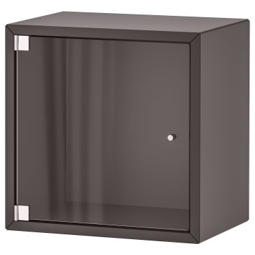 EKET, wall cabinet with glass door, 493.363.41