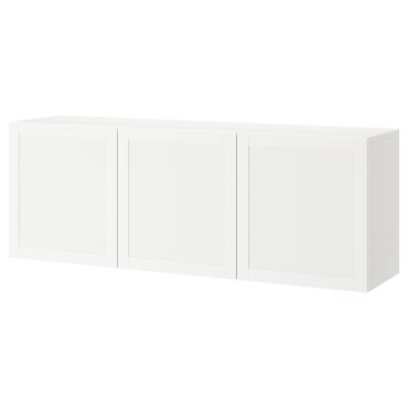 BESTÅ, wall-mounted cabinet combination, 180x42x64 cm, 494.259.12