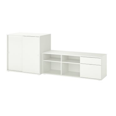 VIHALS, TV/storage combination, 242x37x90 cm, 494.406.01