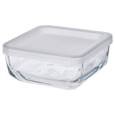 BESTÄMMA, food container with lid, 0.5 l, 504.957.63