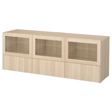 BESTÅ, TV bench with doors and drawers, 180x40x64 cm, 591.943.03