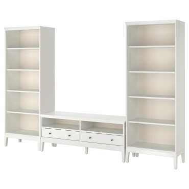 IDANÄS, TV storage combination,  325x40x211 cm, 594.373.30