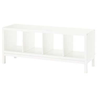 KALLAX, shelving unit with underframe, 147x59 cm, 594.426.66