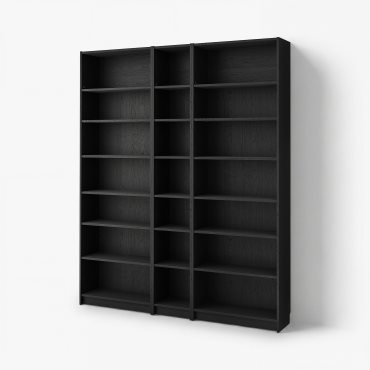 BILLY, bookcase combination with height extension units, 200x28x237 cm, 594.835.34