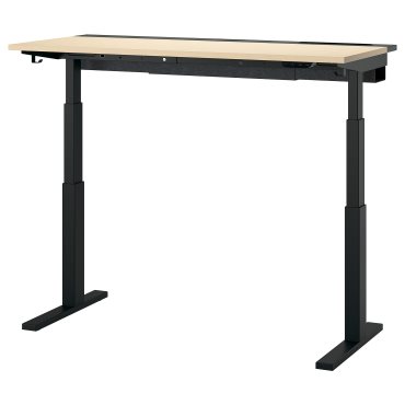MITTZON, desk sit/stand/electric, 140x60 cm, 595.282.26