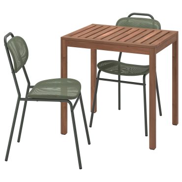 NAMMARO/ENSHOLM, table and 2 chairs/outdoor, 75 cm, 595.447.40