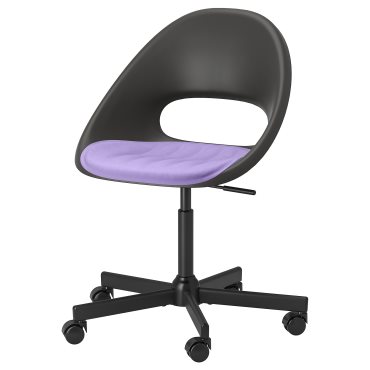 ELDBERGET/MALSKAR, swivel chair with pad, 595.534.47