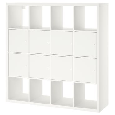 KALLAX, shelving unit with 8 inserts, 690.174.75