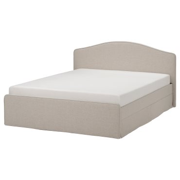 RAMNEFJALL, κρεβάτι με επένδυση, 160x200 cm, 695.527.44