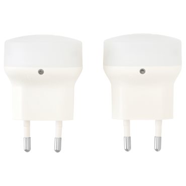 MÖRKRÄDD, φωτάκι νυκτός LED με αισθητήρα, 2 τεμ., 703.498.60