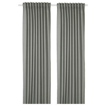 TIBAST, room darkening curtains 145x300 cm, 1 pair, 705.045.92