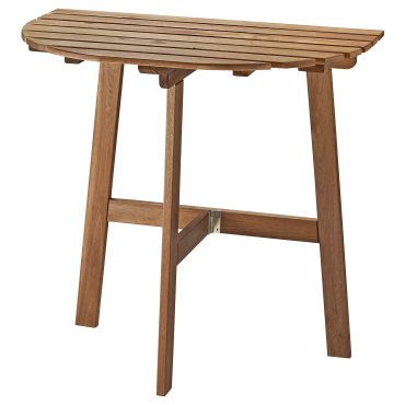 ASKHOLMEN, folding table for wall/outdoor, 70x44 cm, 705.574.96