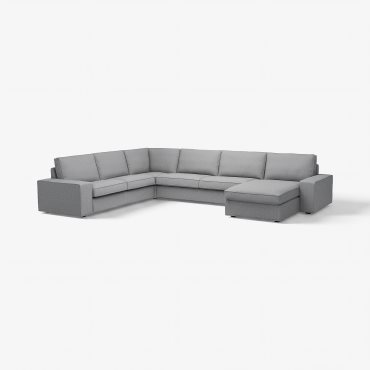 KIVIK, corner sofa, 6-seat w chaise longue, 794.404.83