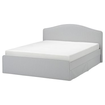 RAMNEFJALL, κρεβάτι με επένδυση, 160x200 cm, 795.527.48
