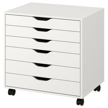 ALEX, drawer unit on castors, 67x66 cm, 804.854.23