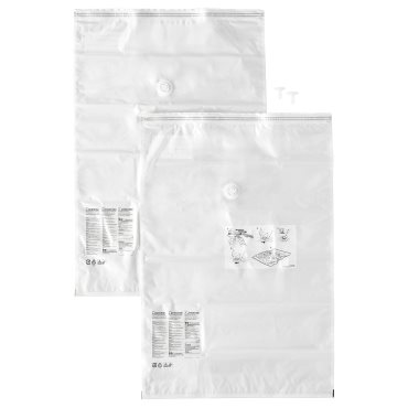 SPANTAD, vacuum-sealed bag 67x100 cm, 2 pack, 804.899.73