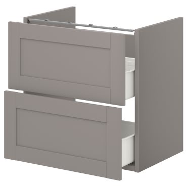 ENHET, base cabinet for washbasin with 2 drawers, 893.210.69