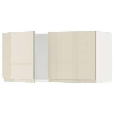 METOD, wall cabinet with 2 doors, 80x40 cm, 894.657.17